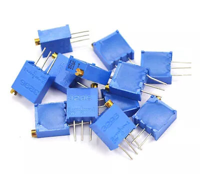 50pcs 3296W 3296 W Multi Turn Trim Pot Trimmer Potentiometer 10K OHM • $20.97