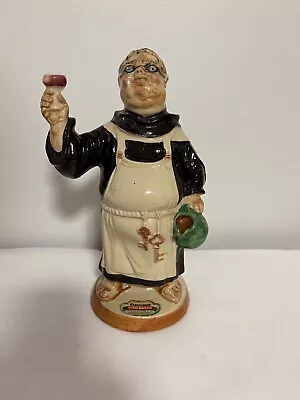 1969 Vintage Antique Barsottini Ceramic Vino Rosso Whimsical Monk Decanter • $10