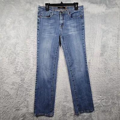 Vertigo Jeans Womens 10 Blue Denim Straight Leg Mid Rise 32x31 • $19.99