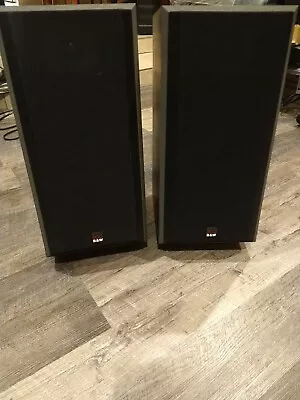 Bowers And Wilkins B&W Pair Speakers 500 Series DM560 - VERY CLEAN ! CIRCA 1989 • $399