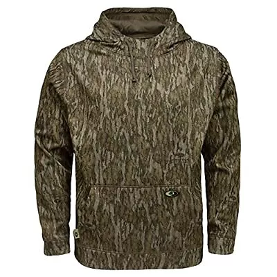 Mossy Oak Men's Standard Camo Hunting Hoodie Performance Fleece Bottomland 2X • $50.35