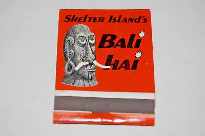 Bali Hai In San Diego CA Tiki & Polynesian Pop Vintage Full Unstruck Matchbook • $9.99