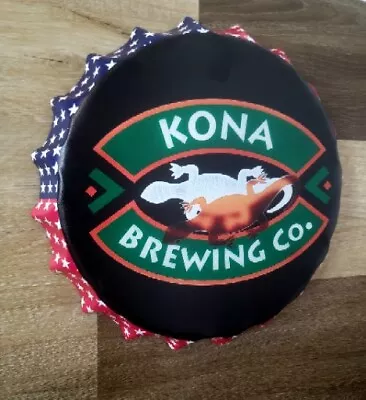 Kona Brewing Co  Metal Sign Aloha Hawaii Island Beer Brewery Company • $20.99