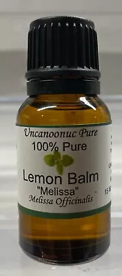 Lemon Balm  Melissa  100% Pure Essential Oil 15mL Aromatherapy Non GMO  • $8.99