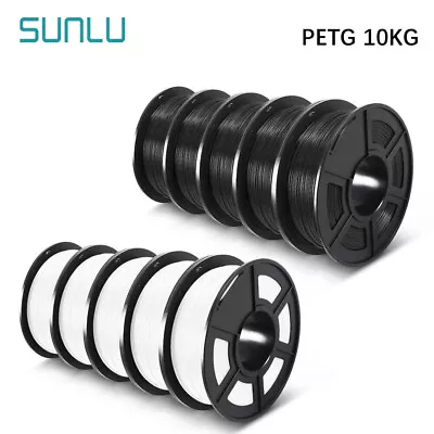 SUNLU PETG 3D Printer Filament 1.75mm 10KG Neatly Wound Premium No Clogging • $142.99