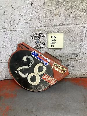 1976 Honda Cr250 Cr 250 Elsinore Side Cover Number Plate • $149.95