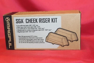 $27.66 • Buy Magpul MAG461 Hunter/X-22/SGA High Cheek Riser 2 Piece Kit - Black
