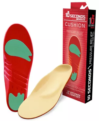 10 Seconds 3030 Pressure Relief (All Sizes) Insole With Metatarsal Support • $35.95