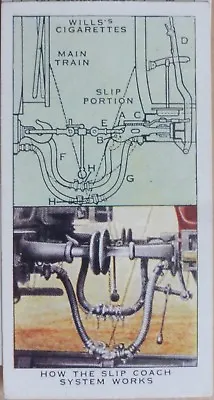 No.4 HOW THE SLIP COACH SYSTEM WORKS Railway Equipment W.D.& H.D. Wills 1938 • £1.20