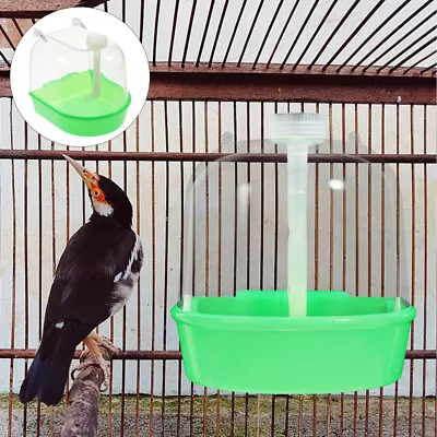 Bath Cage Canary Bird Shower Box Budgie Bath Parakeet Bird Bath • £9.65