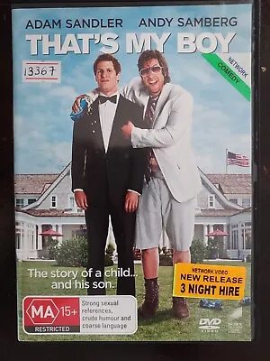 $1.99 • Buy Thats My Boy - Adam Sandler Andy Samberg Comedy DVD Movie