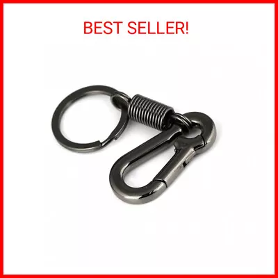 Maycom Retro Style Simple Strong Carabiner Shape Keychain Key Chain Ring Keyring • $11.40