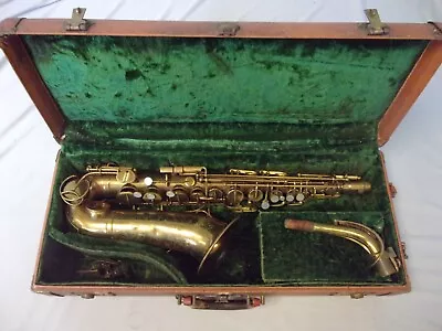 Vintage 'martin Alto' Alto Saxophone + Case Elkhart-ind. U.s.a. • $205.50