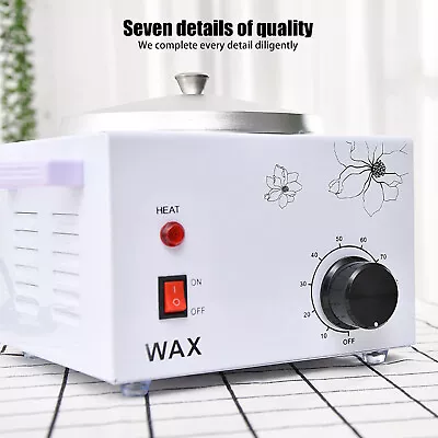 Wax Warmer Heater Machine Melting Pot Single DIY Candle Waxing Hair Removal UK • £35.98