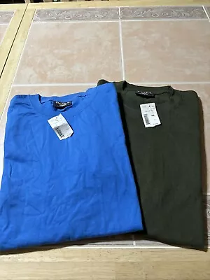 Smiths Workwear Mens Short Sleeve Tees/sz Large/brand New/lot Of 2 • $13