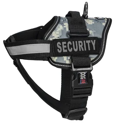 SECURITY BODY GUARD DOG Vest With Removable Reflective Patch Size 15  - 46  • $47.99