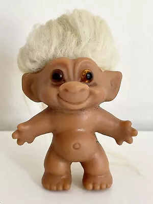 Vintage 1960s DAM Troll Doll Mohair White Hair • £25