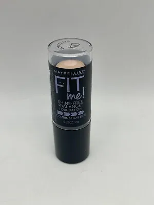 Maybelline Fit Me Shine Free + Balance Stick Foundation 110 Porcelain New Sealed • $9.88