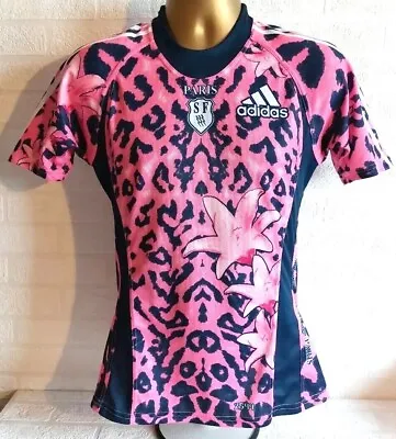 £38.99 • Buy RARE Ltd Edition Stade Francais The Leopard Rugby Shirt Unisex XS Adidas 2010/11