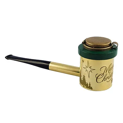 Mr. Brog Fajka Poker Handmade Tobacco Briar Brass Pipe Christmas Edition Gift • $95