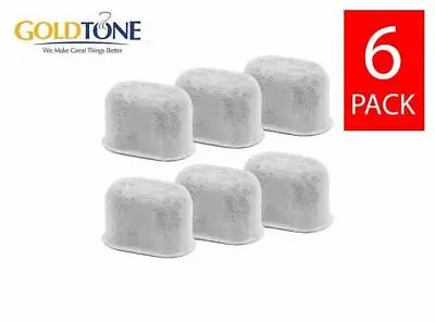 (6) GoldTone Charcoal Water Filters For Keurig 1.0 2.0 & Breville Coffee Makers • $6.99