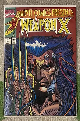 Marvel Comics Presents #74 (Marvel April 1991) Wolverine Weapon X Logan • $4.99