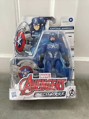 Marvel Avengers “Captain America” Mech Strike  Action Figure Hasbro **NEW** • £4.50