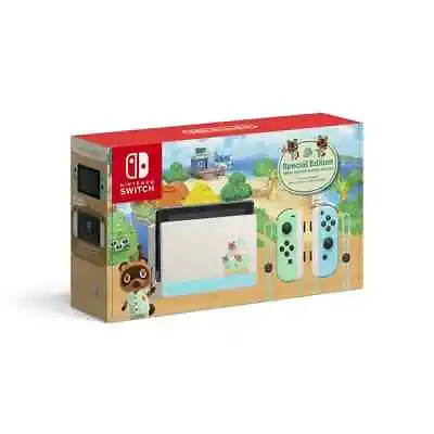 Nintendo Switch HAC-001(-01) Animal Crossing: New Horizon Special Edition - 32GB • $299