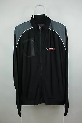 Maserati Corse Urban Black Track Top Full Zip Sweatshirt Men's Size: 4-5XL/ EU60 • $45