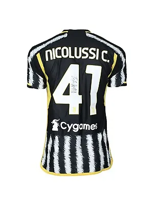 Autographed Hans Nicollussi Caviglia #41 Match Worn Juventus Jersey • $329.99