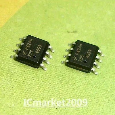 50 PCS FDS4953 SOP-8 4953 Dual 30V P-Channel PowerTrench Mosfet Transistor Chip • $16.99