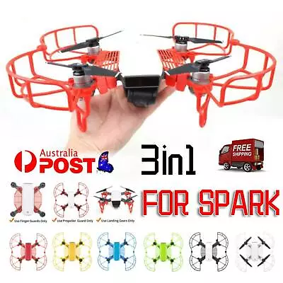 $22.15 • Buy 4pcs Propeller Blades Protector For DJI Spark Landing Gear Guard Quick Release A