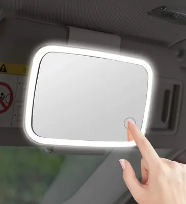 Car Automobile Cover Makeup Truck LED Lighted Clip On Sun Visor Vanity Mirror US • $9.45