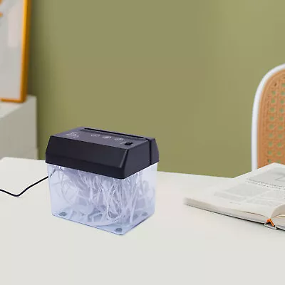 Desktop Office Mini Electric USB Paper Shredder Strip Cut Document Shredding USA • $19.01