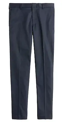 J.crew Navy Blue Ludlow Slim Fit Dress Pants In 3xdry Stretch Chino 34/36 K8347 • $38.99