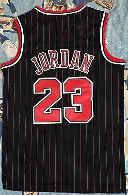 Michael Jordan Chicago Bulls Black With Red Hardwood Classic • $54