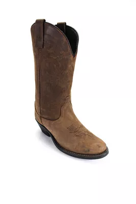Masterson Boot Co. Womens  Leather Cowboy Boots Brown Size6M RB7440 • $34.01