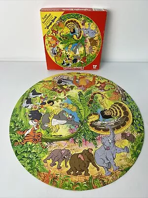 Vintage Waddingtons World Of Disney Jungle Book Circular 100 Jigsaw Puzzle • £12.99