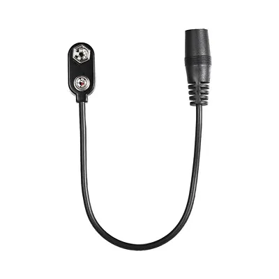 9V  Clip Converter Snap Connector 2.1mm * 5.5mm Female Plug For X3M4 • £3.25