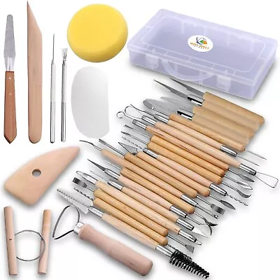 30 Pcs Polymer Clay Tools Ceramics Clay Sculpting Tools Set For Adults And Kids • $16.96