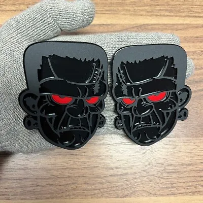 Franken Monster Badges Emblem Red Eye Fender  Badge Car/Truck Angry Agressive • $49.99