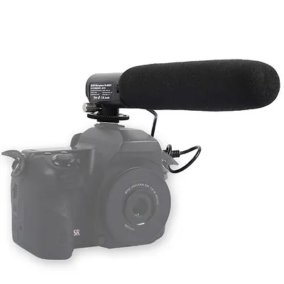 DC/DV Microphone MIC For Canon Camera 60D/650D/600D/550D/7D/6D&Pentax K-5/K7/K30 • £21