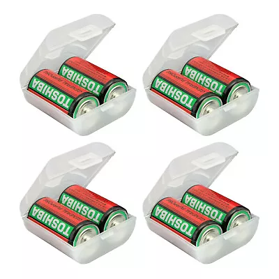 C Battery Storage Case/Box/Organizer/Holder Plastic Holds 2 C Batteries 4-Pack  • $6.99