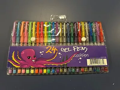 Color Gel Pens 24 Gel Pens Gel Pens For Kids Pen Sets For Girls Octopupens • $8.99