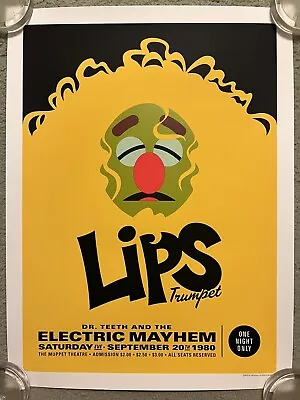 Lips Electric Mayhem The Muppets Movie Art Print Poster Mondo Michael De Pippo • $299.99
