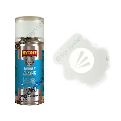 £8.09 • Buy Hycote Ford Moondust Silver Metallic Spray Paint Enviro Can All-Purpose XDFD410