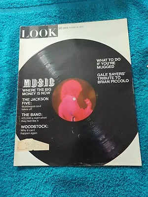 Look Magazine August 25 1970 Music • $1.99