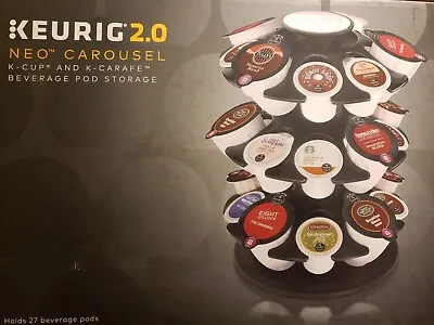 Keurig Neo K CUP Carafe Carousel Swivel Storage Counter Verticle Spin Organizer • $15