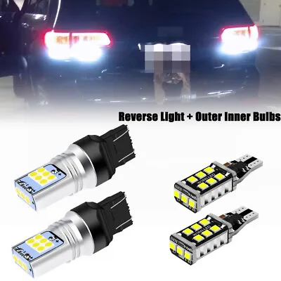 LED Backup Reverse Light Outer Inner Bulb Kit For JEEP Grand Cherokee 2011-2021 • $16.98