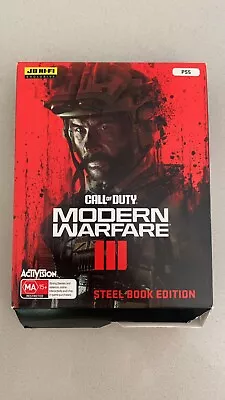 COD Call Of Duty: Modern Warfare III (PS5) 3 Steel Book Edition • $65